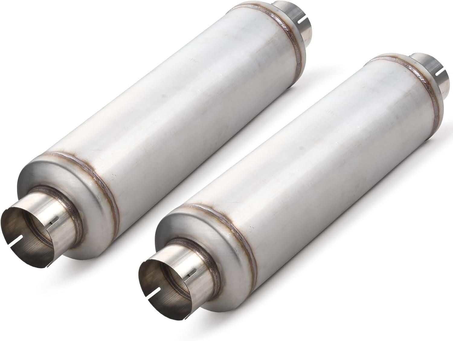 4" Inlet Exhaust Muffler 30" Length 2 Pack