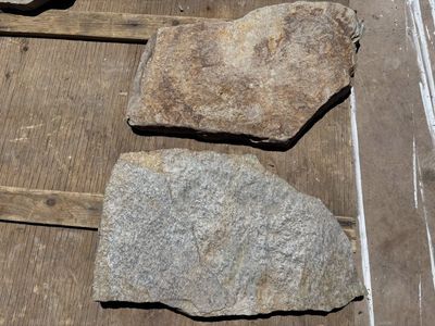 2 extra large quartz flagstone 25" x 16" each
