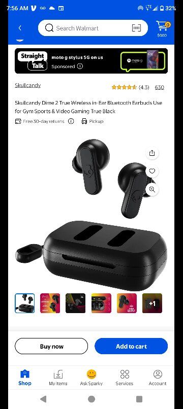 Skull Candy Tru 2 wireless earbuds