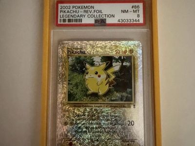 Pokémon LC Reverse Holo Pikachu #86/110 PSA 8