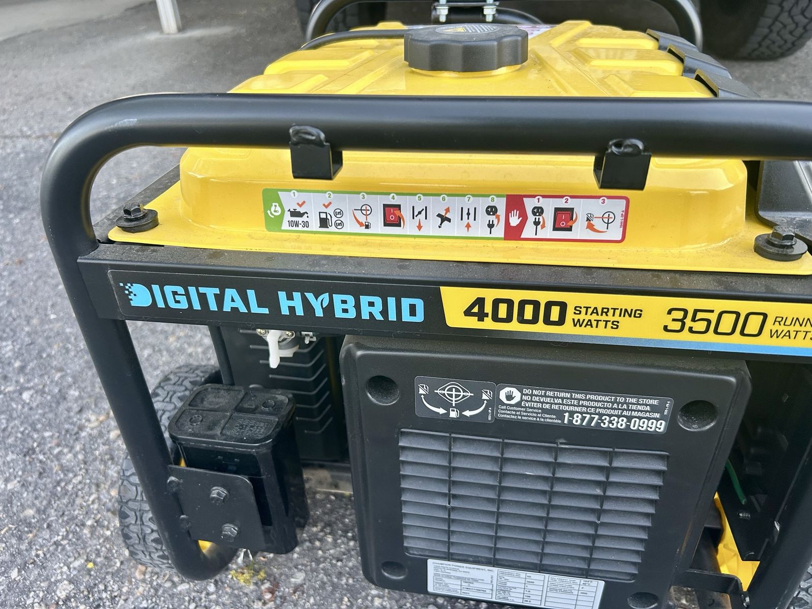 4000 Watt Open Frame Inverter Generator