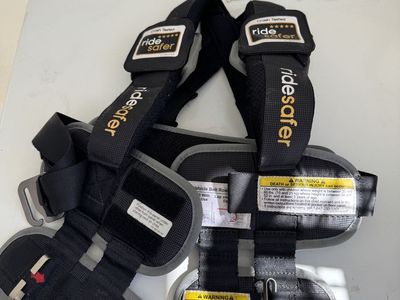 Ridesafer travel vest for the car