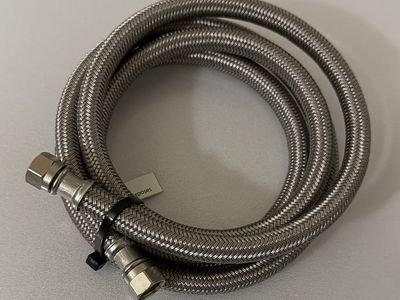 Braided Stainless Steel Waterline 5 feet