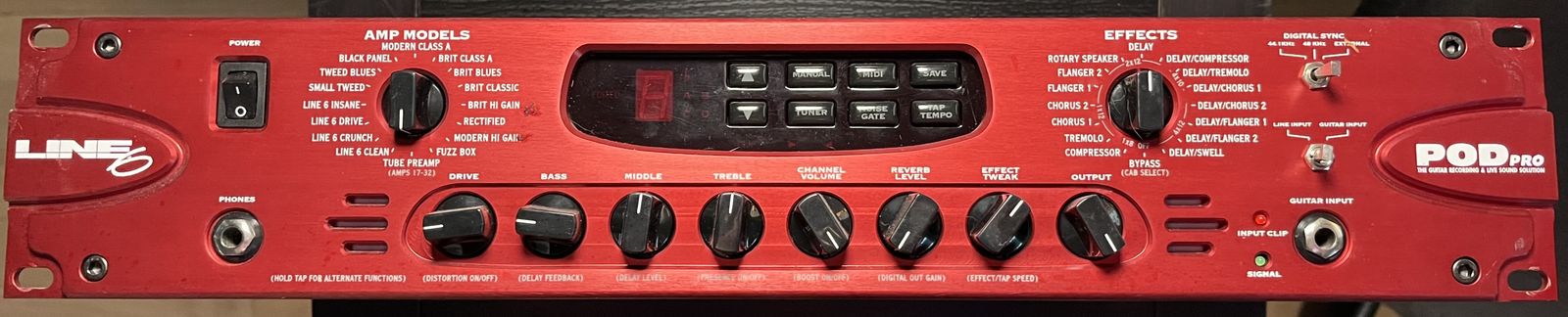 Line 6 Pod Pro Rack Mount Effects