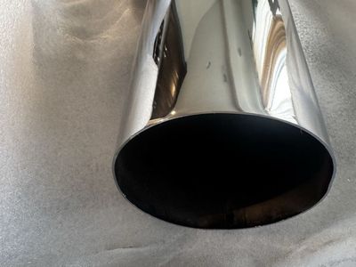 Chrome elbow tip with Mounting Clamp