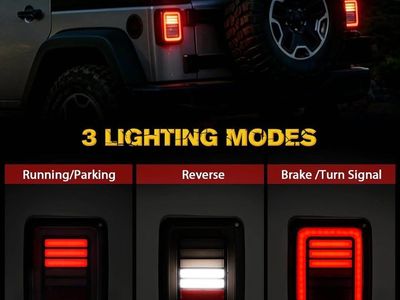 Jeep Wrangler JK LED Tail Lights
