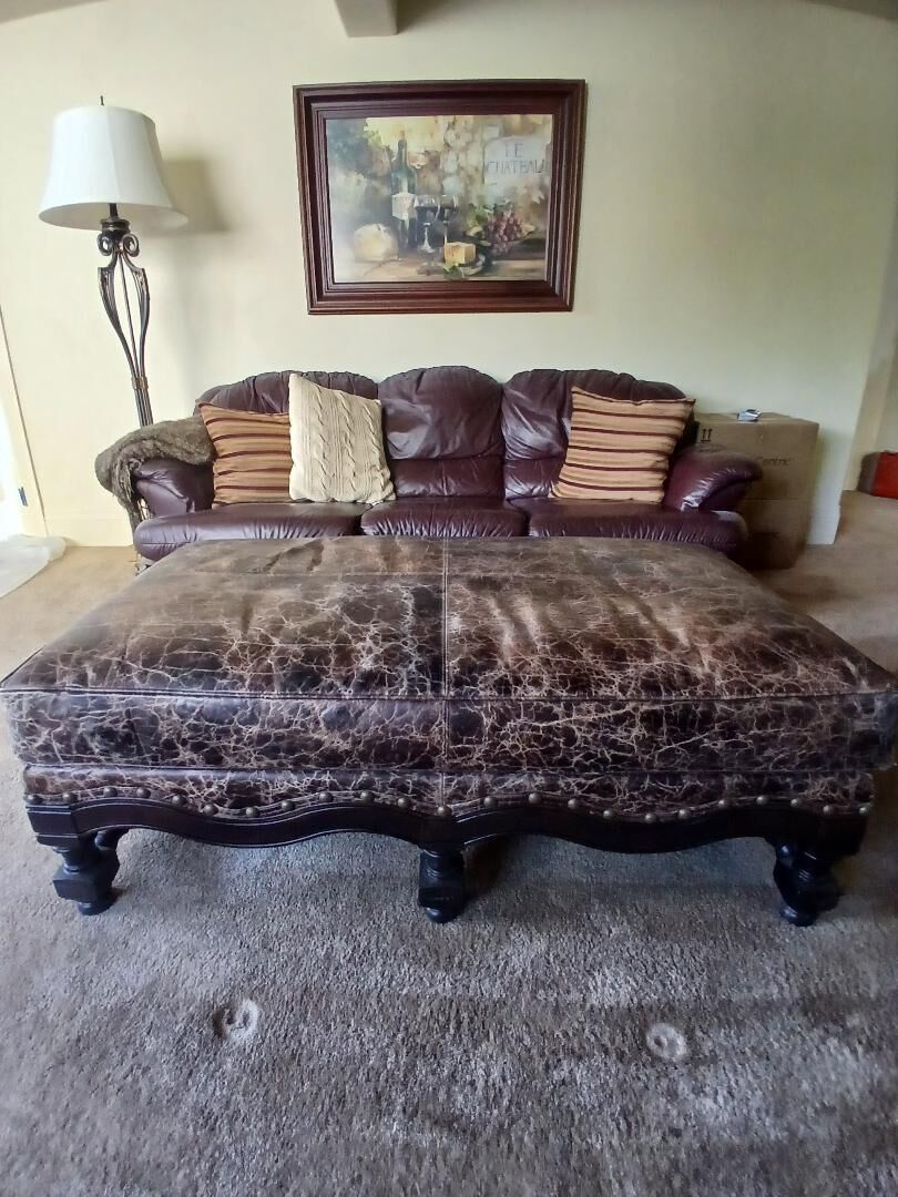 Sofa table 53 by 30 Faux table