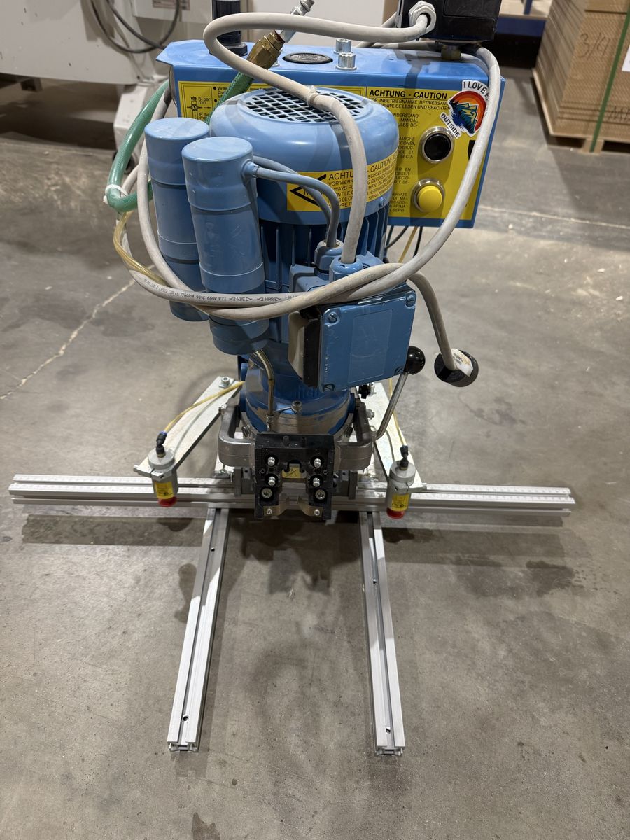 Hetich Industrial Pneumatic Woodworking Boring Drilling Machine 3HP 220V