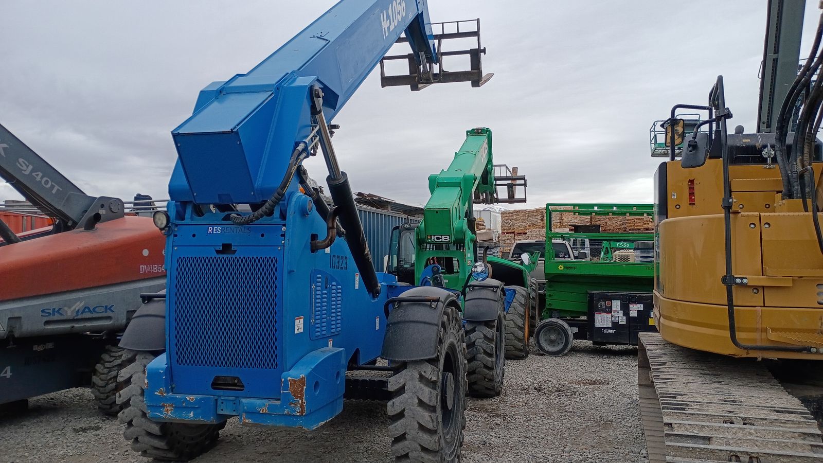 2018 Genie GTH1056, 3471 hours, forklift telehandler