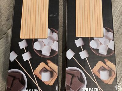 Bamboo Skewers Smores Roasting Sticks