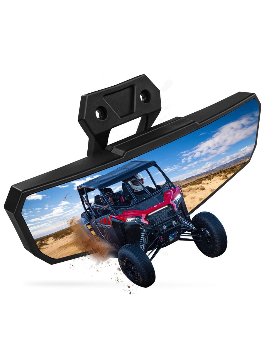 Rear View Mirror Compatible with UTV Polaris RZR