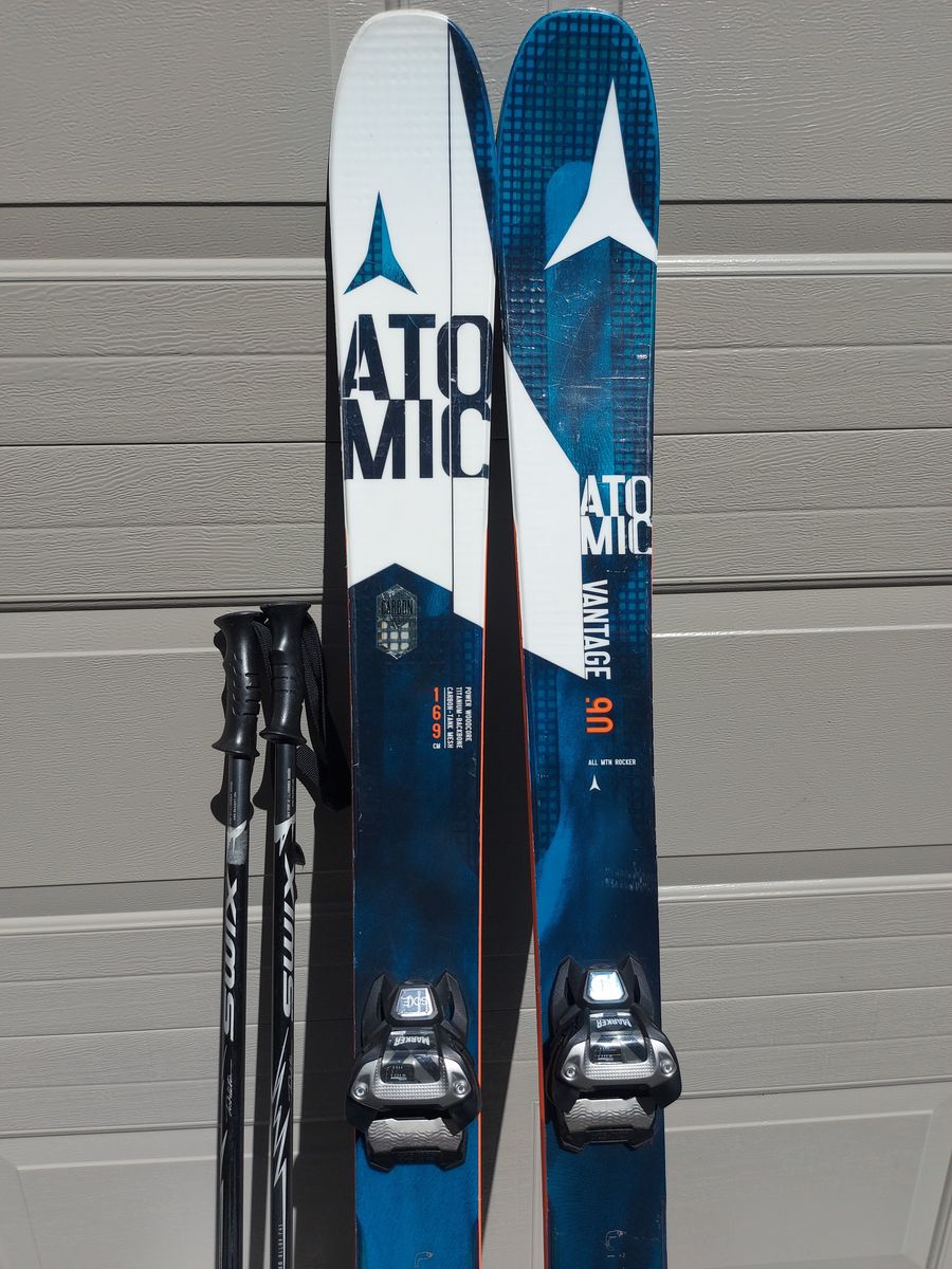 Skis + Boots + Poles – Complete Setup Atomic Vantage 90