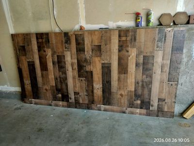 MDF faux pallet wood panels