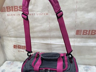 Cabela's Pink & Gray Tackle Bag Shoulder Strap Fishing Utility Gear Bag (15x10x10)
