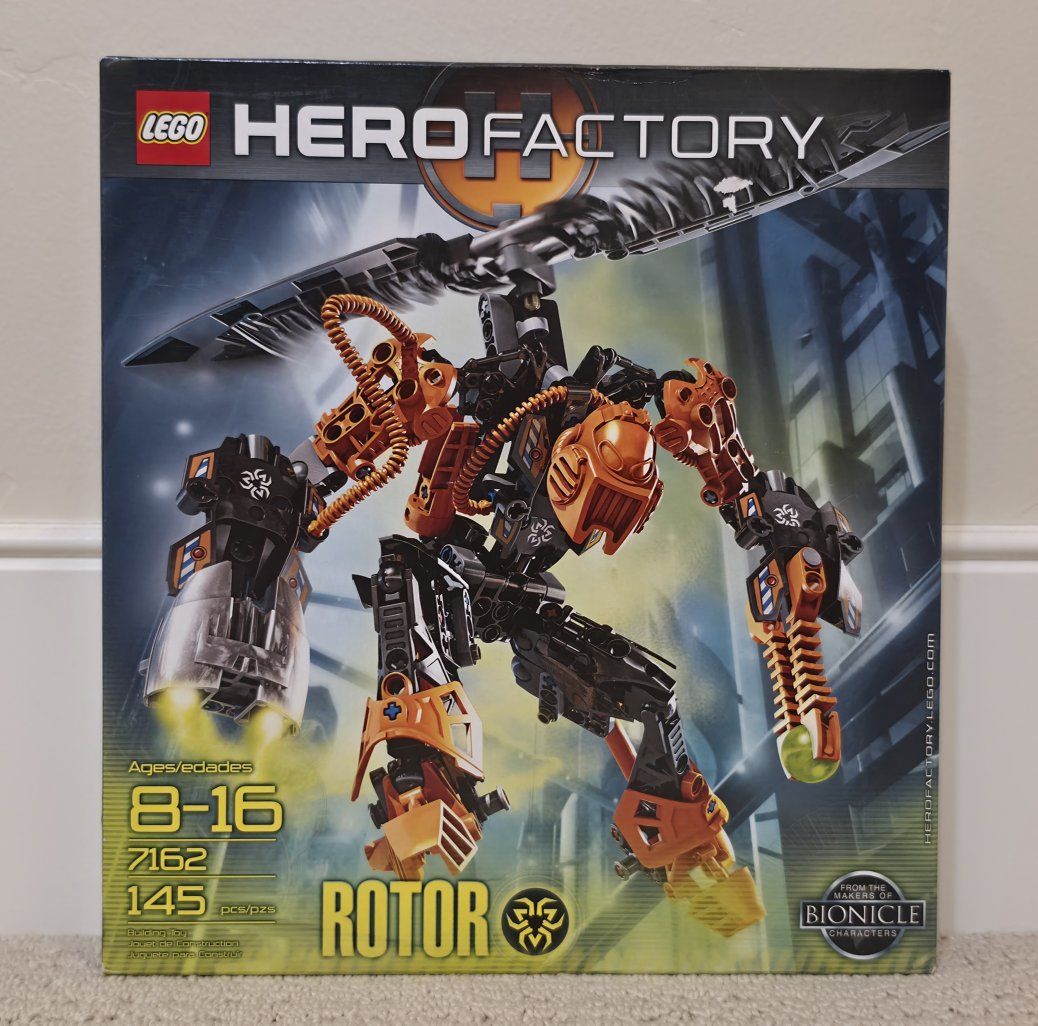 LEGO 7162 Hero Factory Rotor Bionicle - New in Sealed Box