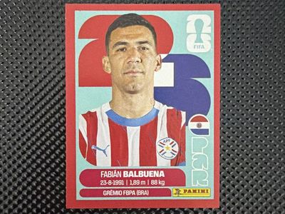 Panini FIFA Fábian Balbuena Grêmio FBPA (BRA) Soccer Sticker
