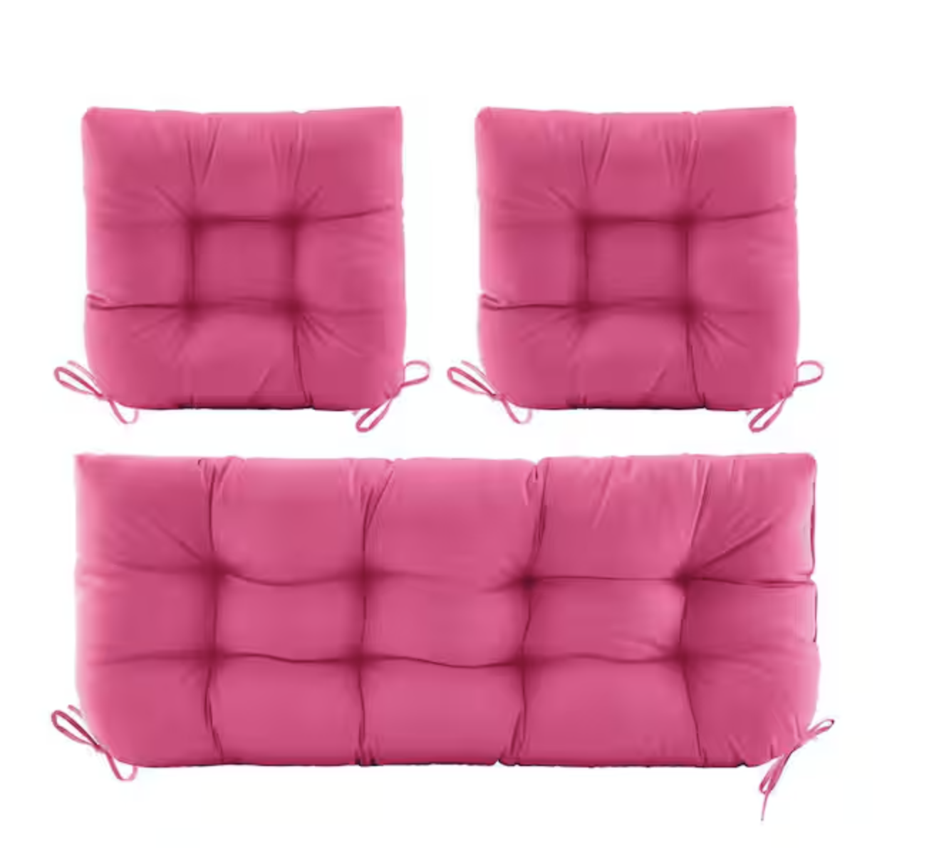 Pink Patio Furniture Cushion Set - New in Packaging!