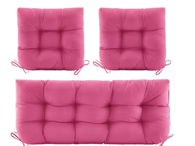 Pink Patio Furniture Cushion Set - New in Packaging!