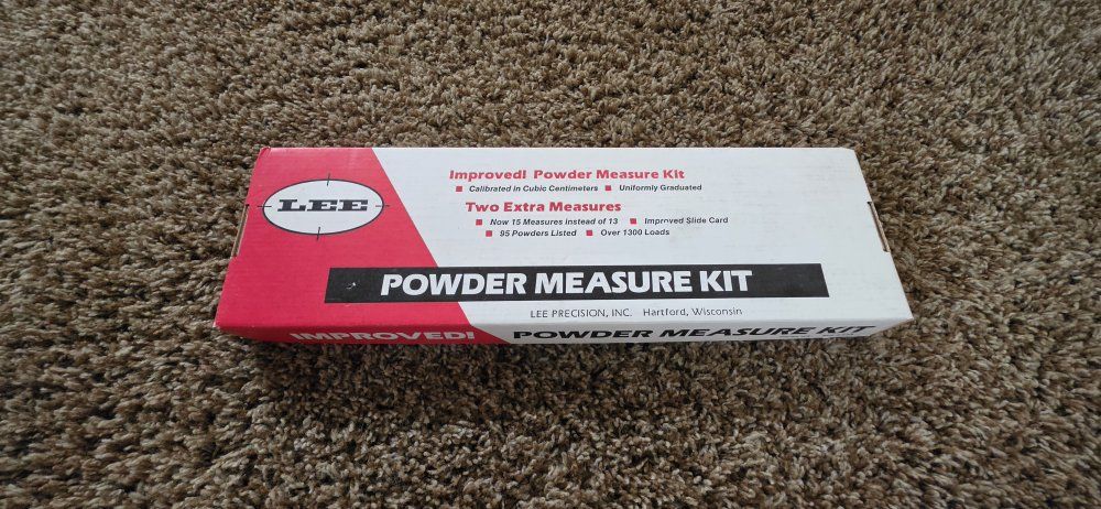 lee reloading powder measure kit