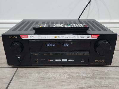 DENON AVR-X1700H 7.2 CHANNEL 8K AV RECEIVER DOLBY ATMOS WORKS GREAT NICE CONDITION!