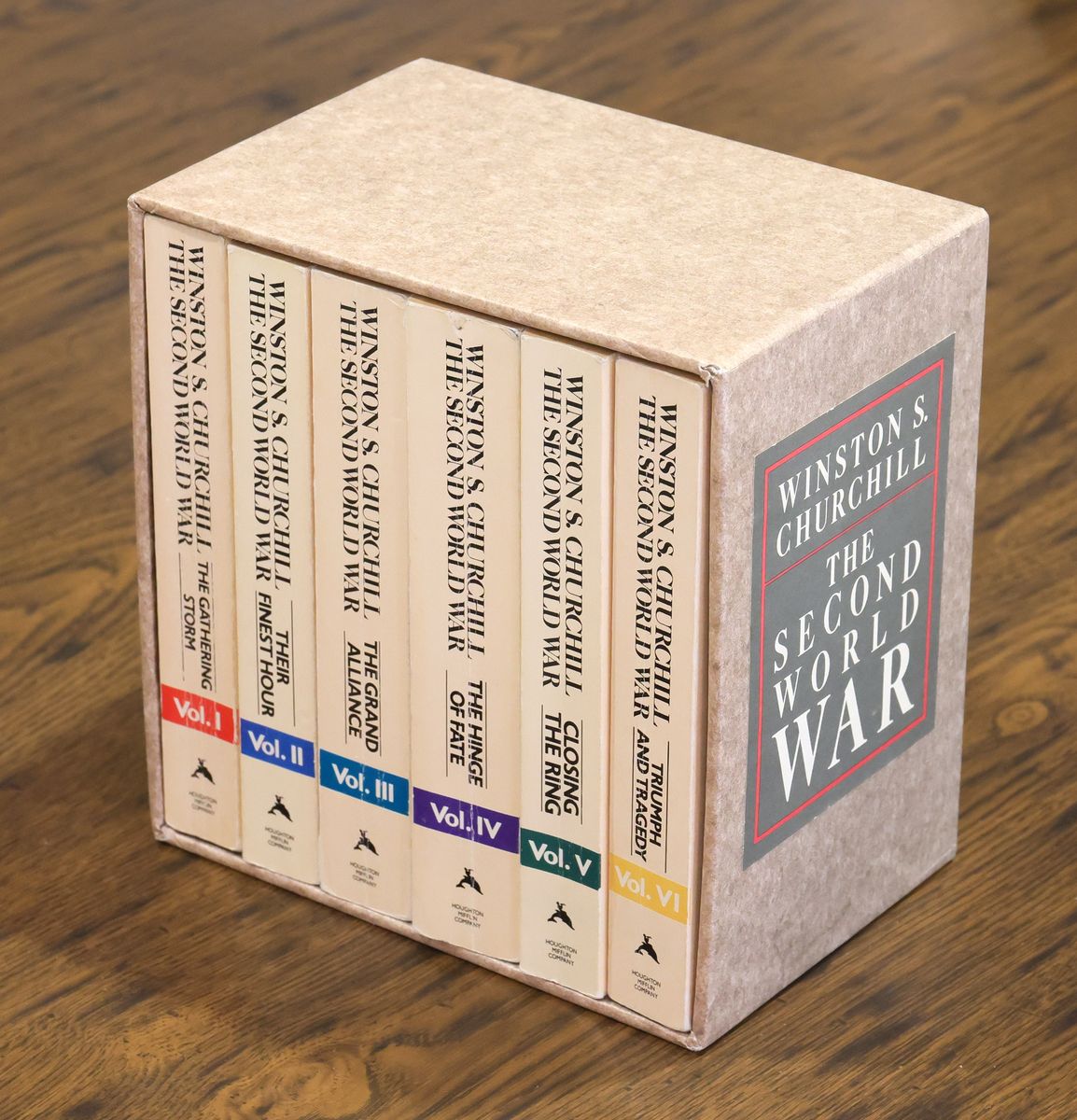 Winston Churchill The Second World War set of 6 paperbacks