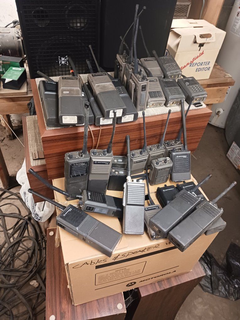 Lot of Motorola Walkie Talkies Two-Way Radios and Chargers (Multiple Models, Untested)