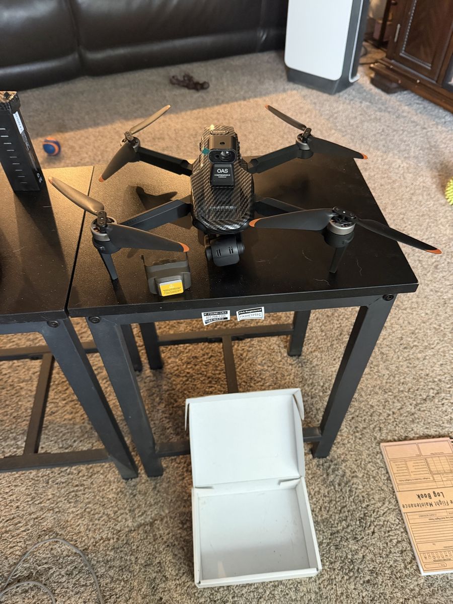 AE86 Pro Max 4K Drone with Camera Carbon Fiber Finish
