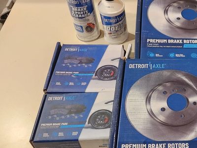 brand new brake pads, rotors, brake fluid+ cleaner