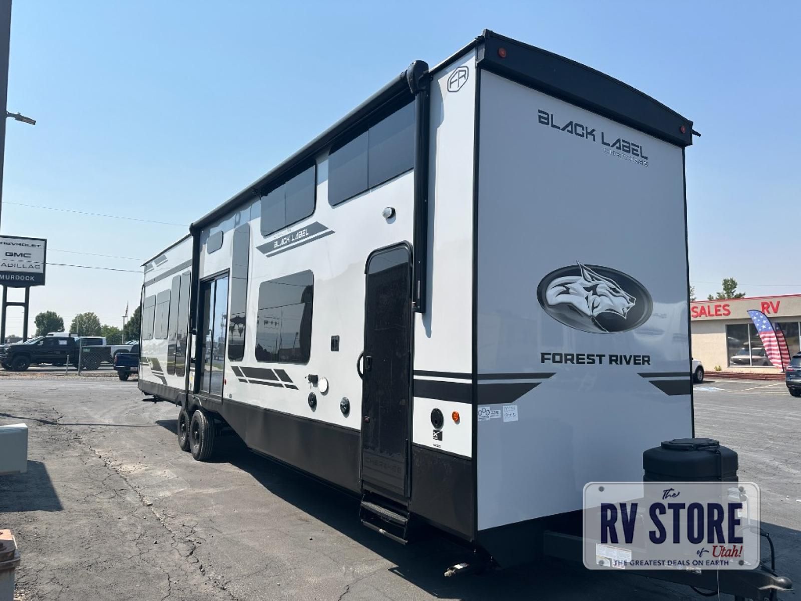 2027 Forest River RV Cherokee Timberwolf Black Label 39JMBL Destination Trailer Front Bath|Kitchen Island|Loft|Rear Living