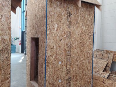 Unfinished shed, playhouse, outdoor storage, structure