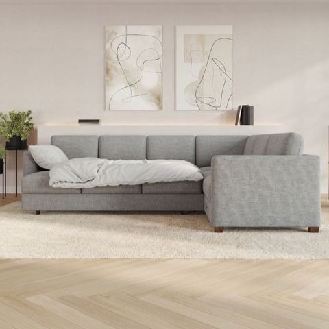 Thomasville Caler Convertible Sleeper Sectional with Storage Costco Retail $1,899