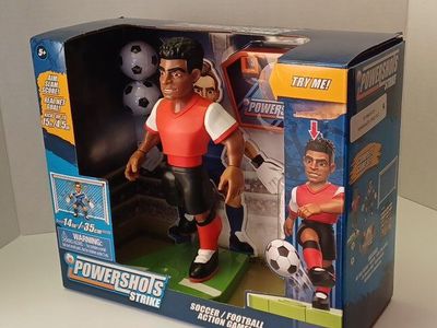 Funrise PowerShots Strike Soccer/Football Action Game, 14" Figure - New in Box