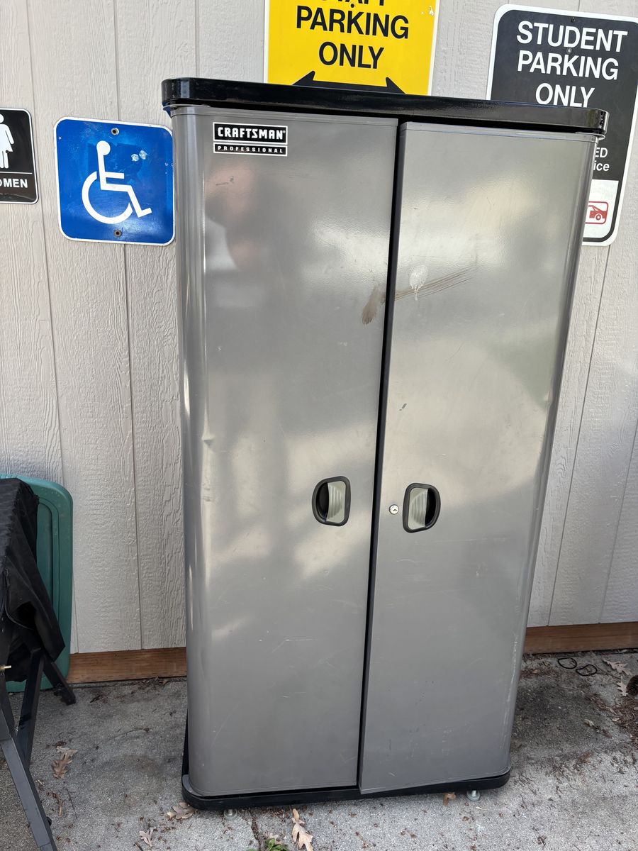 Craftsman HUGE 2 door metal storage cabinet 68"