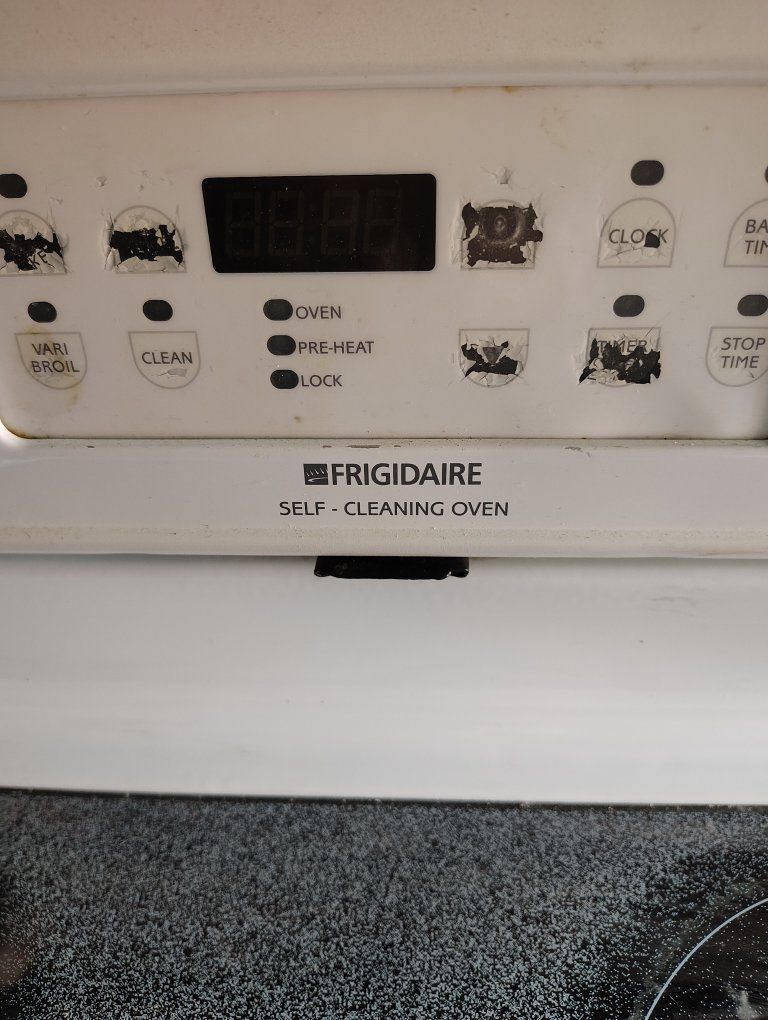 Frigidaire Self-Cleaning Electric Range Oven White