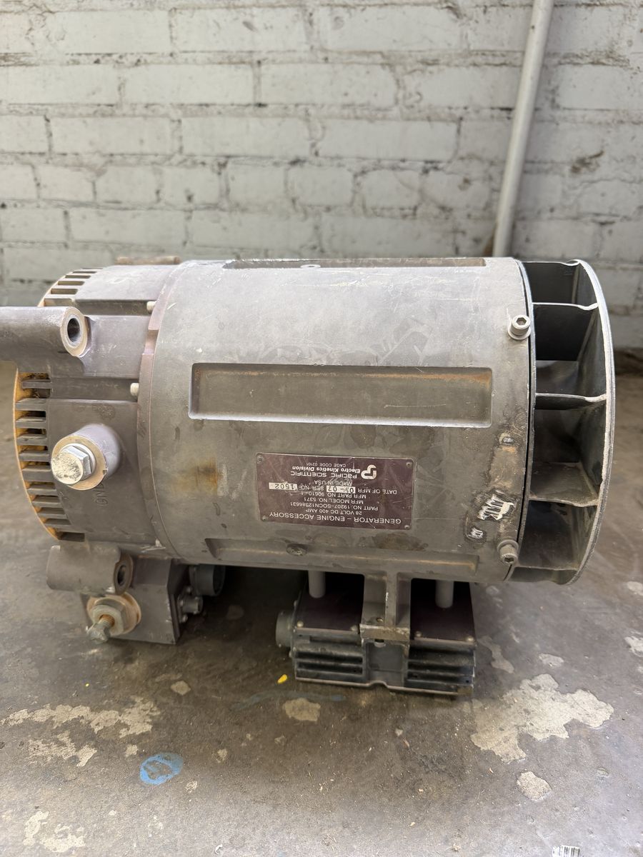 Pacific Scientific 28V DC 400 Amp Generator / Alternator - Heavy Duty Military/Industrial Unit