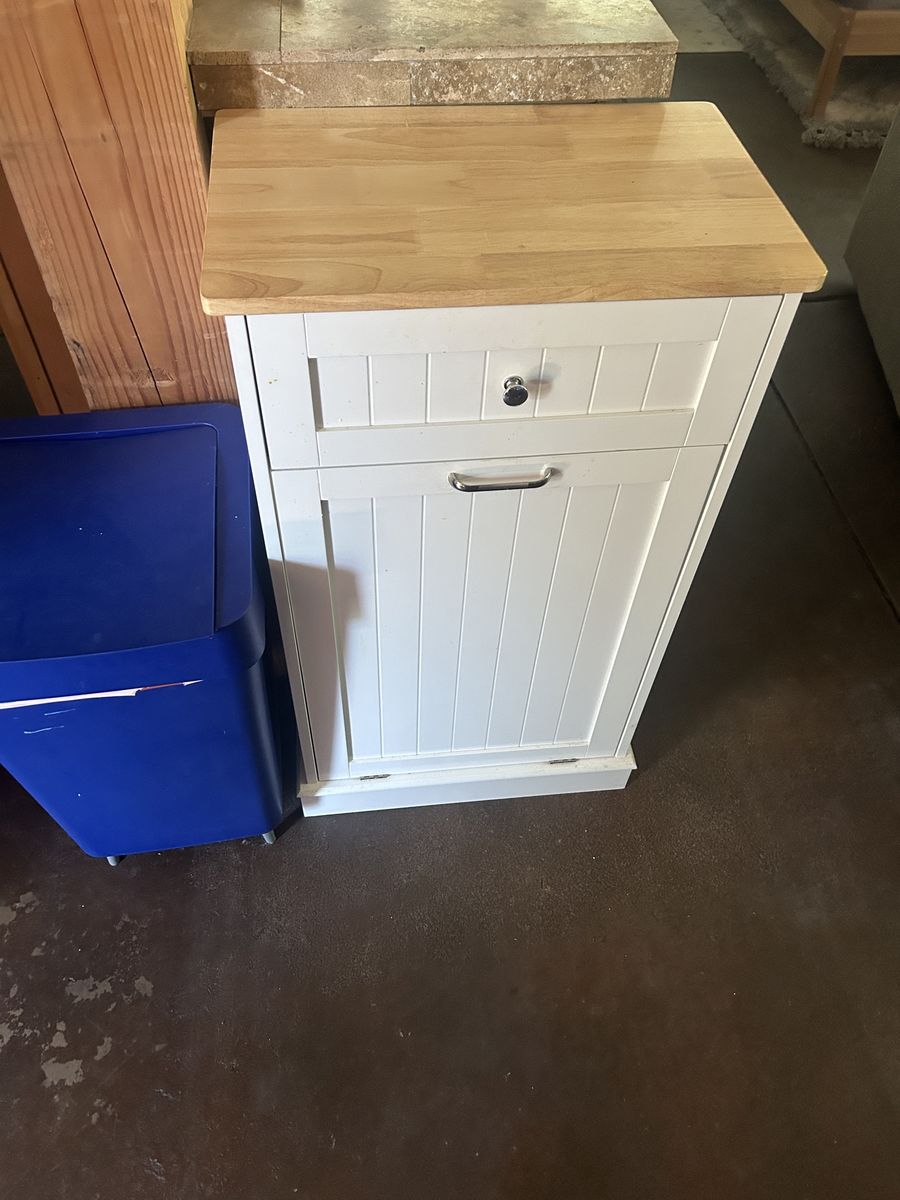 Louvixa tilt out cabinet garbage