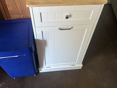Louvixa tilt out cabinet garbage