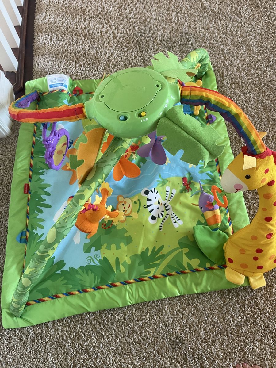 Fisher-Price Rainforest Music and Lights Deluxe Infant Gym