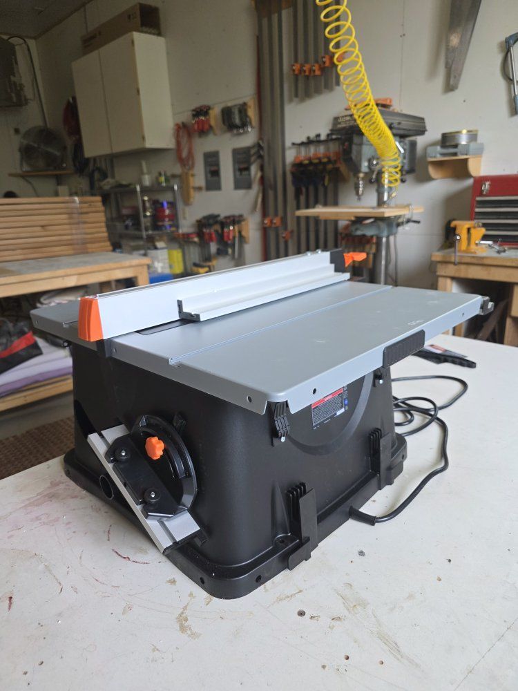 Warrior 10" Portable Table Saw - Compact & Powerful for Woodworking Projects