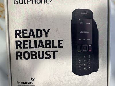 Inmarsat IsatPhone 2 Satellite Phone with Hard Carrying Case and Box