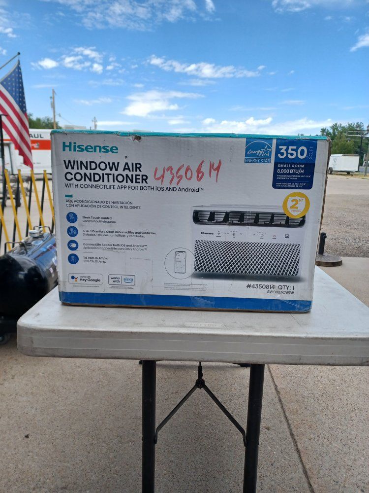 Hisense 8,000 BTU Window Air Conditioner w/ ConnectLife App, Smart Home Compatible