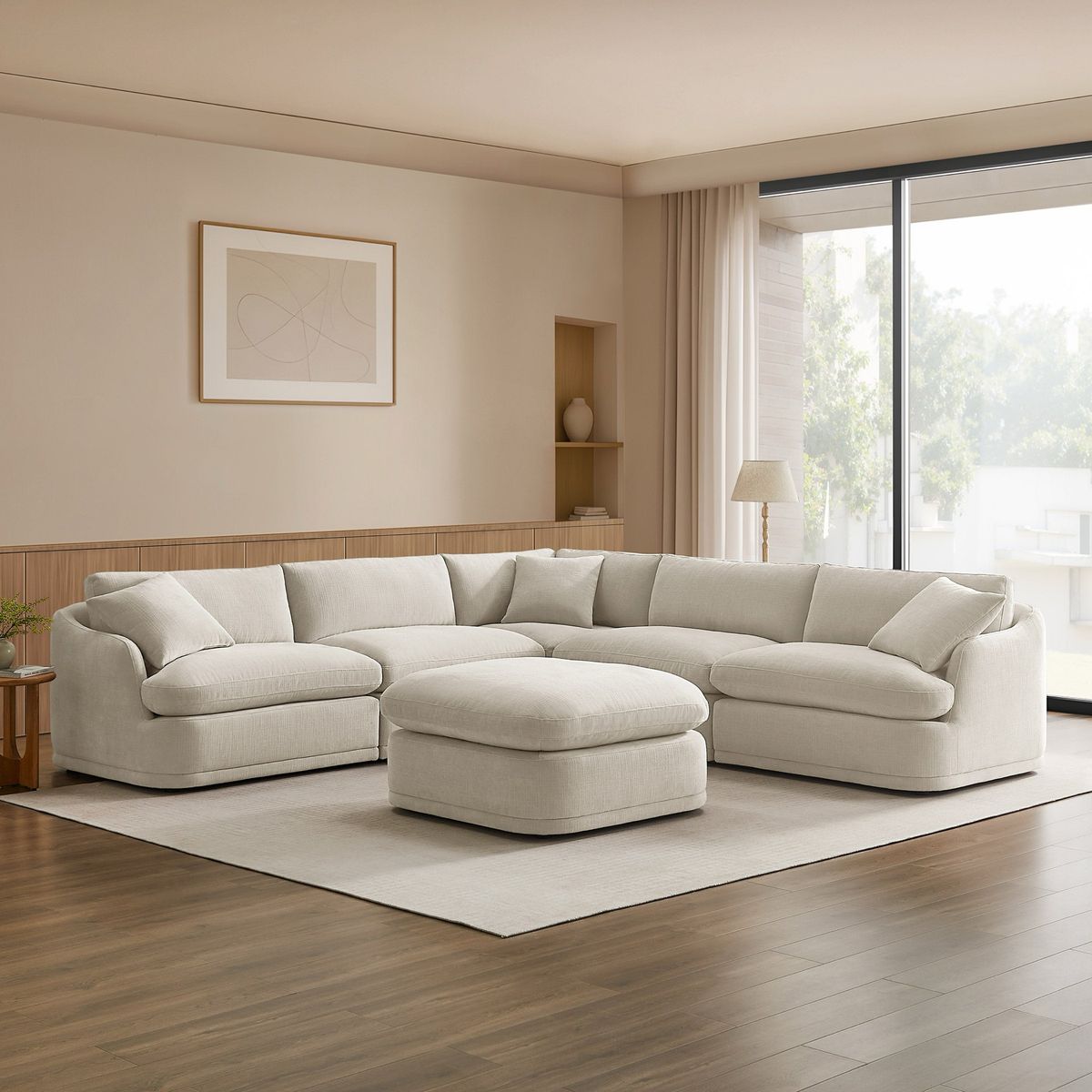 Hartley 6-Piece Modular Fabric Sectional