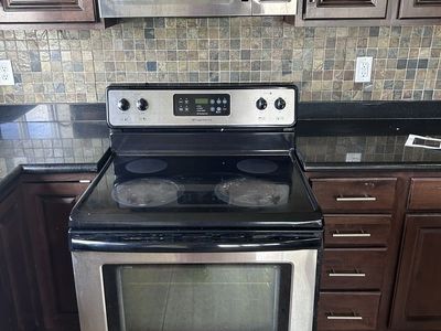Stainless Steel Oven and Microwave