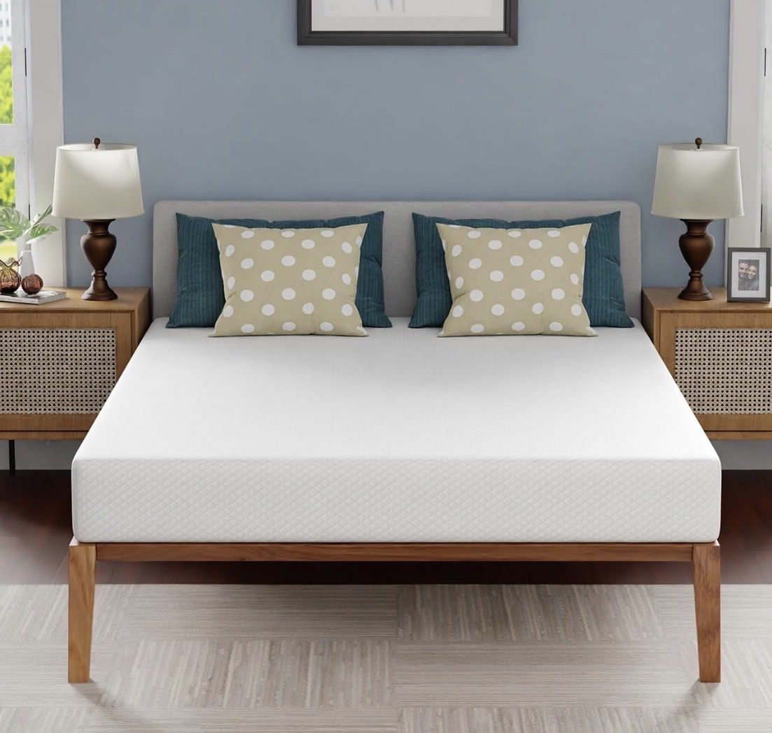 8 Inch Queen Mattress | Medium Firm | Gel Memory F