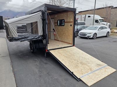 5x10 Mini/Light/Small Toy Hauler Travel Trailer Enclosed Cargo RAYNGER 2026