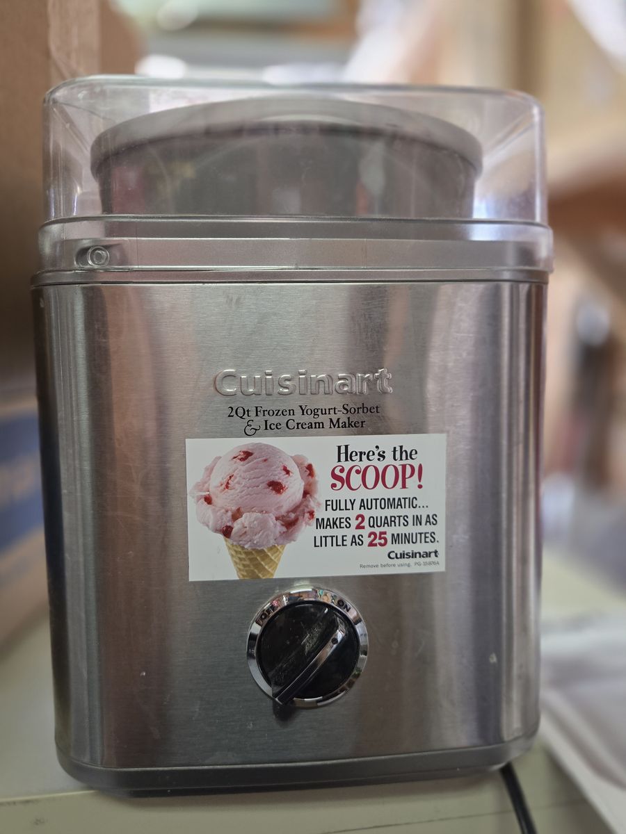 Cuisinart Pure Indulgence 2-Quart Frozen Yogurt, Sorbet, and Ice Cream Maker 