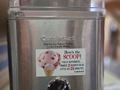 Cuisinart Pure Indulgence 2-Quart Frozen Yogurt, Sorbet, and Ice Cream Maker