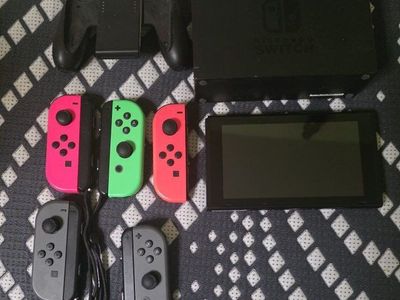 Nintendo Switch Console with Dock and Extra Joy-Con Controllers