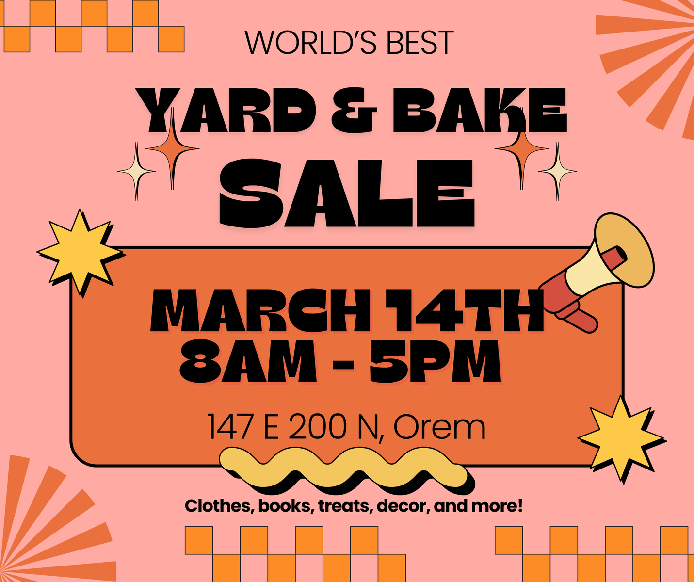 WORLD'S GREATEST YARD SALE