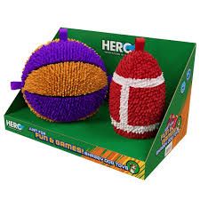 Caitec Hero Ball 2-Pack 8" Plush Dog Toys 1931883 #105066